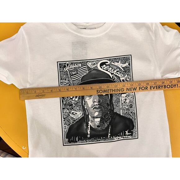 The Marathon Clothing Nipsey Hussle Graphic Tee White Crenshaw Mens Small NWT - Picture 6 of 6
